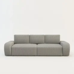 Comfort Line Sofa rozkładana 4-osobowa CAPPA jasnoszara