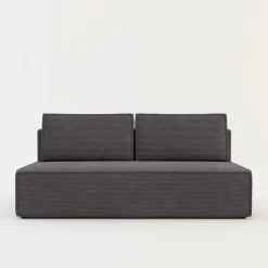 Mavik Sofy^Sofa rozkładana 3-osobowa ciemnoszara UNO