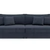 Best Sofa rozkładana 4-osobowa MARKOS ciemnoniebieska