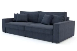 Best Sofa rozkładana 4-osobowa MARKOS ciemnoniebieska