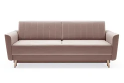 Dzieci Sofy|Sofy^Sofa rozkładana różowa AMBER