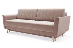 Dzieci Sofy|Sofy^Sofa rozkładana różowa AMBER