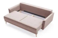 Dzieci Sofy|Sofy^Sofa rozkładana różowa AMBER