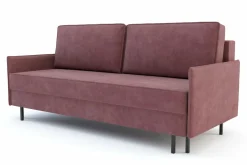 Exline Sofy^Sofa rozkładana różowa NELLY