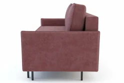 Exline Sofy^Sofa rozkładana różowa NELLY