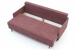 Exline Sofy^Sofa rozkładana różowa NELLY