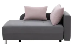 Dzieci Sofy|Sofy^Sofa rozkładana szaro-różowa LETTO prawa