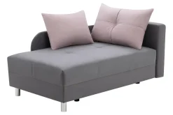 Dzieci Sofy|Sofy^Sofa rozkładana szaro-różowa LETTO prawa