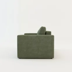 Dzieci Sofy|Sofy^Sofa rozkładana sztruksowa zielona SOFI