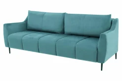 Fresh Sofy^Sofa rozkładana turkusowa 3-osobowa ETNA