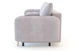 Best Sofa szaroróżowa VAMOS nóżki buk