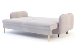 Best Sofa szaroróżowa VAMOS nóżki buk