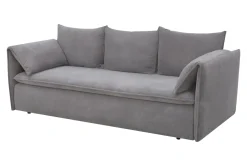 New Form Sofy^Sofa sztruksowa szara SUNNY