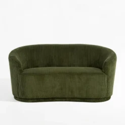 Best Sofa sztruksowa zielona SNUGLA