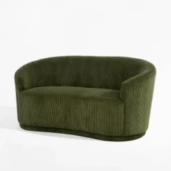 Best Sofa sztruksowa zielona SNUGLA