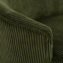 Best Sofa sztruksowa zielona SNUGLA