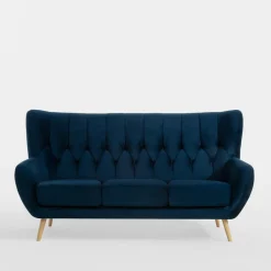 Impresti Sofy^Sofa uszak 3-osobowa ciemnoniebieska KELSO