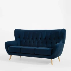 Impresti Sofy^Sofa uszak 3-osobowa ciemnoniebieska KELSO
