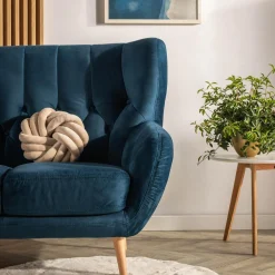 Sale Impresti Sofa uszak 2-osobowa ciemnoniebieska KELSO