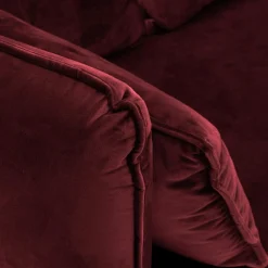 Best FN Design Sofa welurowa bordowa VOCAL