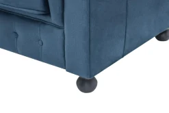 Inspire Sofy^Sofa welurowa granatowa CHESTER