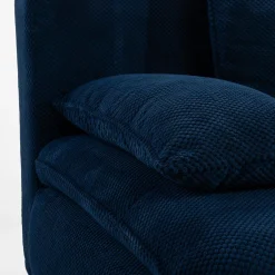 Discount Sofa welurowa granatowa VERDE
