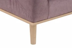 Softi Sofy^Sofa welurowa na drewnianych nóżkach LAVENDE