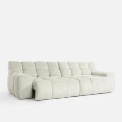 Werdomo Sofa z regulowanym siedziskiem jasnobeżowa CAMPILE
