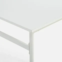inny Stoły^Stół biały metalowy HAPPIANO 60 cm
