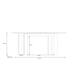 New FORTE Stół rozkładany 120-175 cm