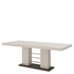 Sale Stół rozkładany LINOSA 2 połysk cappucino / wenge