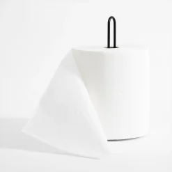 Best inny Stojak na ręczniki papierowe czarny 13x31,5 cm
