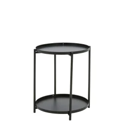 Discount Stolik kawowy czarny metalowy SALAR