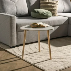 Hot inny Stolik kawowy trójnóg biały 46 cm
