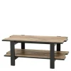 Hot Stolik kawowy z półką COFFEE TABLES szary