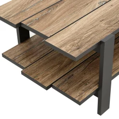 Hot Stolik kawowy z półką COFFEE TABLES szary