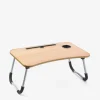 inny Stoliki Kawowe^Stolik pod laptop składany brązowy 40x60x26 cm