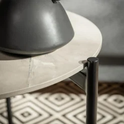 inny Stoliki Kawowe^Stolik z ceramicznym blatem SUNEMTI 50 cm