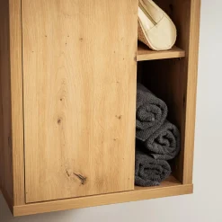 inny Szafki Łazienkowe|Szafki, Słupki I Półki Łazienkowe^Słupek łazienkowy dąb artisan LADAMA