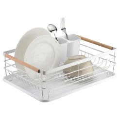 Prima Cucina Suszarki I Ociekacze^Suszarka do naczyń biała 43,5x33x14,5 cm
