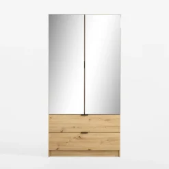 Exline Szafy Z Lustrem|Szafy Uchylne^Szafa 2-drzwiowa z lustrem MAXI 100 cm