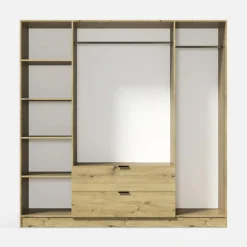 Exline Szafy Z Lustrem|Szafy Uchylne^Szafa 4-drzwiowa z lustrem MAXI 200 cm