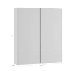 New FORTE Szafa przesuwna FITIO połysk 200 cm