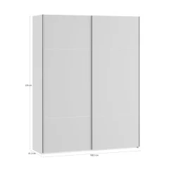 New FORTE Szafa przesuwna FITIO połysk 180 cm