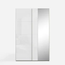 Clearance FORTE Szafa przesuwna z lustrem FITIO połysk 150 cm