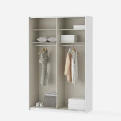 Clearance FORTE Szafa przesuwna z lustrem FITIO połysk 150 cm