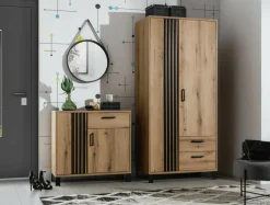 Furni Home Szafy Uchylne^Szafa z lamelami NOEL