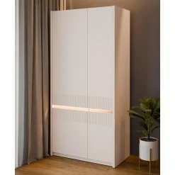 New FORTE Szafa z oświetleniem OAK SQUERE