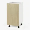 Discount Szafka dolna BASIC PLUS BP/D40 sand barbera oak