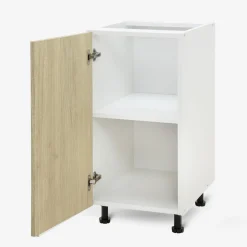 Discount Szafka dolna BASIC PLUS BP/D40 sand barbera oak